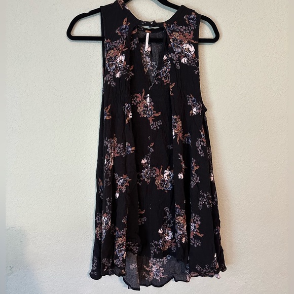 Free People Snap Out of It Sleeveless Swing Mini Dress/Tunic - Picture 2 of 4